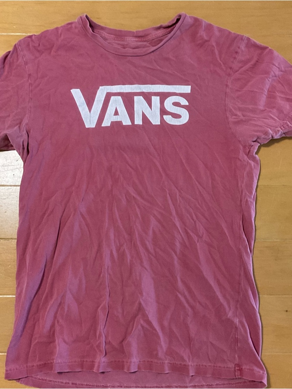 Vans Crewneck Tee with White Logo
